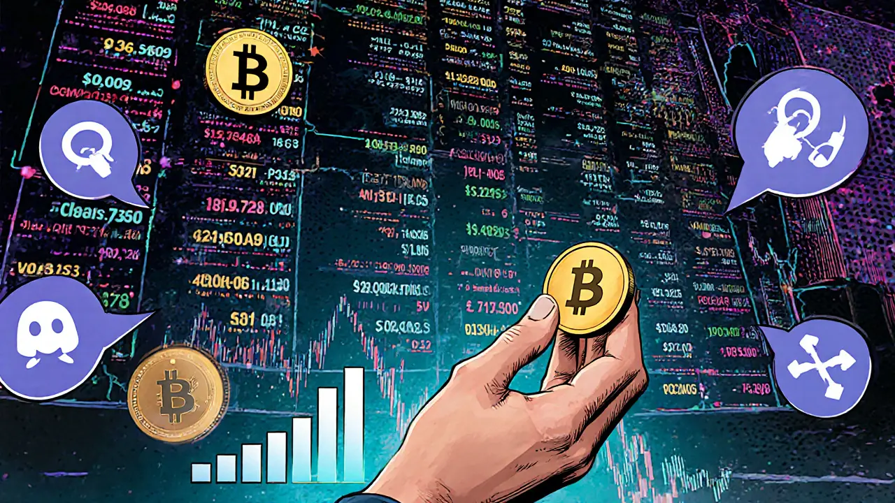 An investor stares at a wall of trading volumes where PSUB is barely visible.