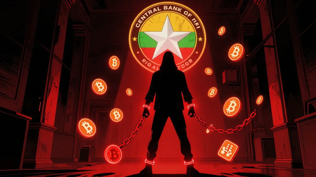 Account Closure Penalties for Crypto in Myanmar: What Happens If You Trade Bitcoin or USDT