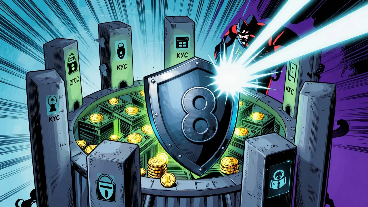 Digital fortress protecting segregated crypto assets from fraud