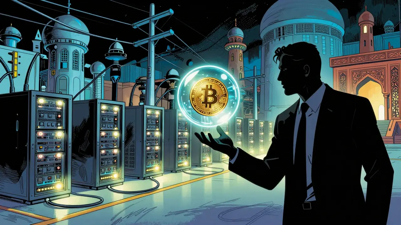 Bitcoin mining infrastructure and Shariah-compliant crypto tokens