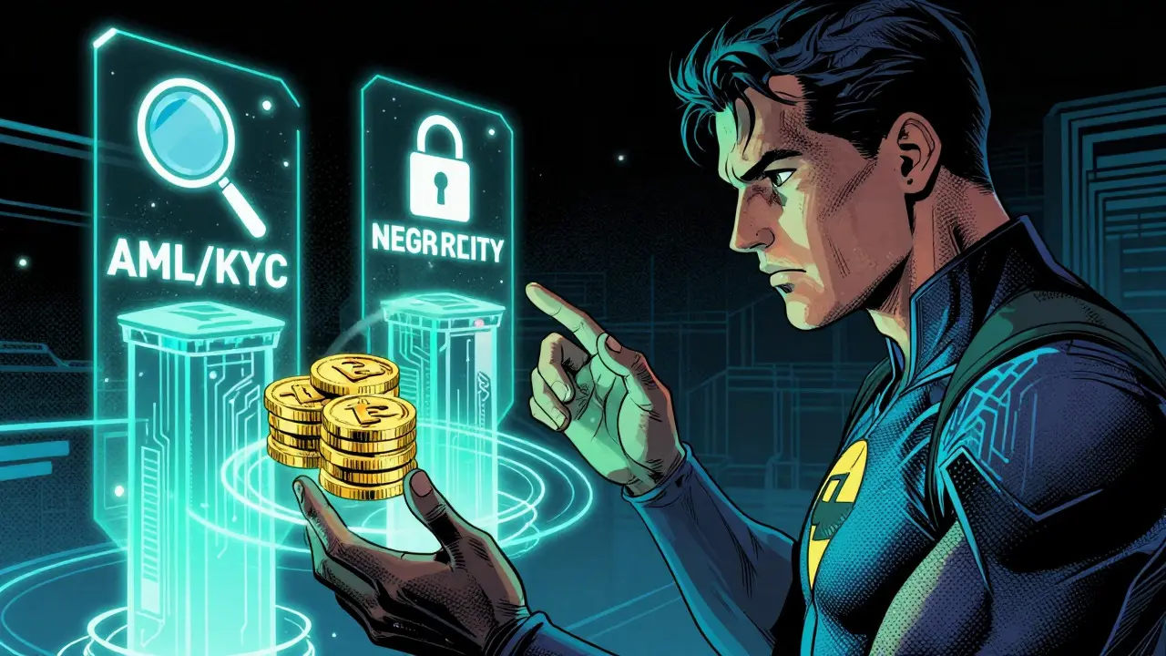 Hero analyzes AML, finance, and security pillars for compliance
