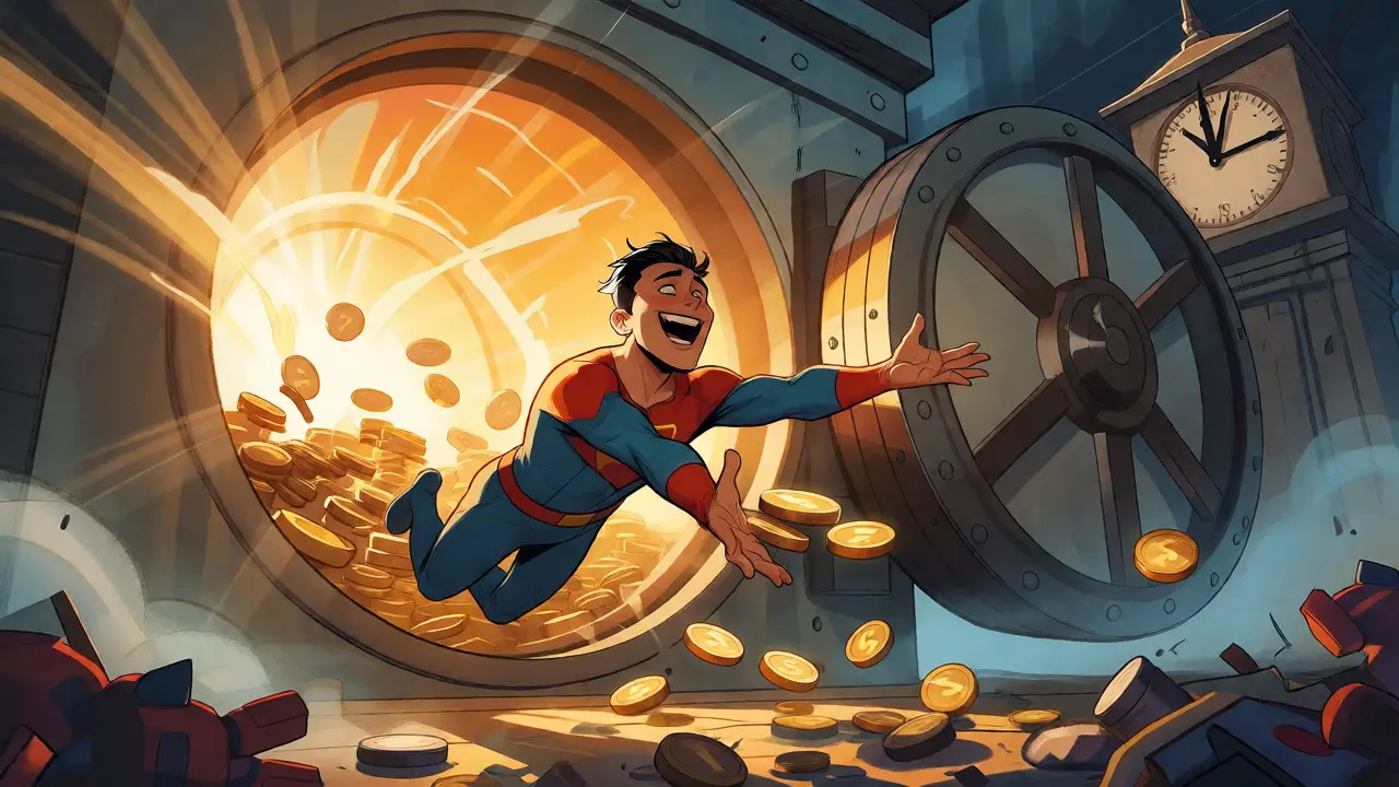 User claiming EPCOIN tokens from a vault before the deadline